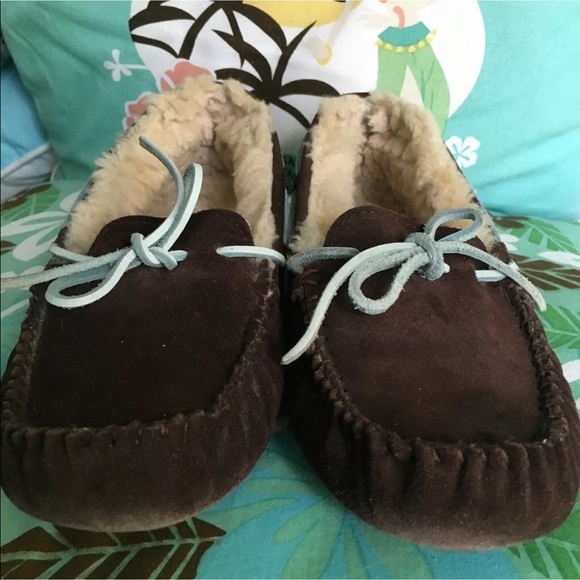 UGG Dakota Espresso Plush Moccasin Slipper… - Picture 1 of 7